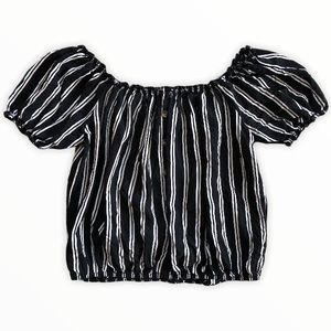 Mi Ami Stripped Crop Top